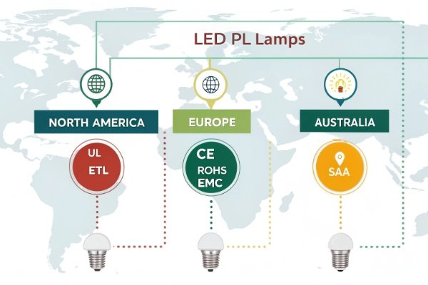 Various global certification logos like CE, UL, and RoHS